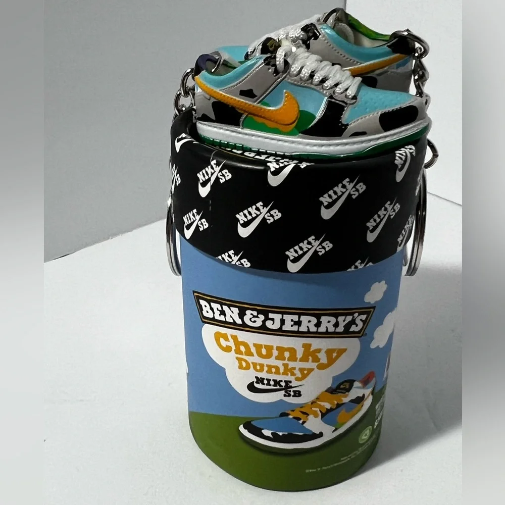 Ben & Jerry’s x Nike SB‎ Chunky Dunky Mini Sneaker Keychain Ice Cream Container